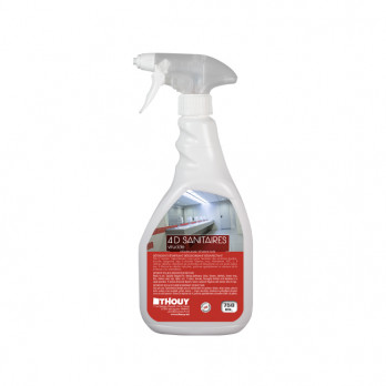 Spray détergent détartrant désinfectant virucide sanitaires 750 mL