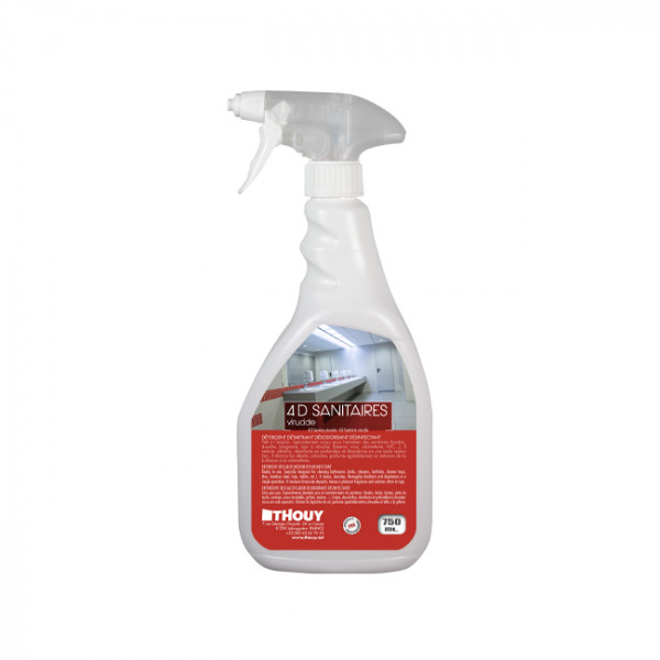 Spray détergent détartrant sanitaires 750 mL