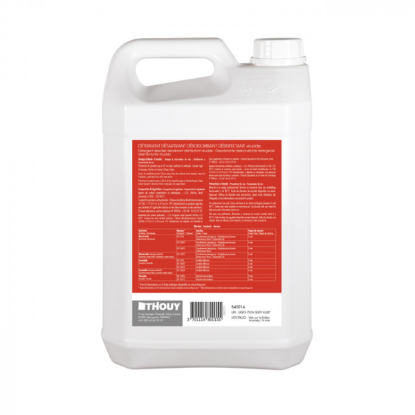 Nettoyant universel + 750 mL de produits sanitaires.