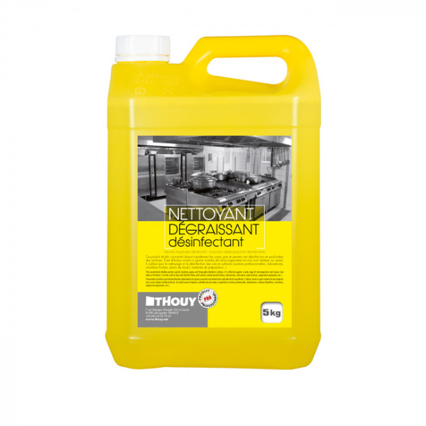 Nettoyant dégraissant désinfectant virucide 5 L - Thouy