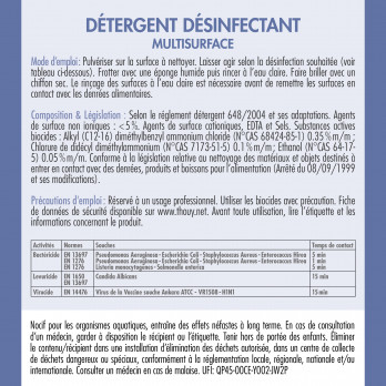 Détergent désinfectant multisurface 750 mL - LES ESSENTIELS