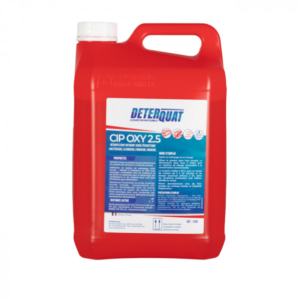 Deterquat 1249 cip oxy 2.5 5 L - désinfectant multisurface