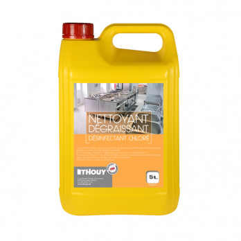 Nettoyant dégraissant désinfectant chloré 5 L