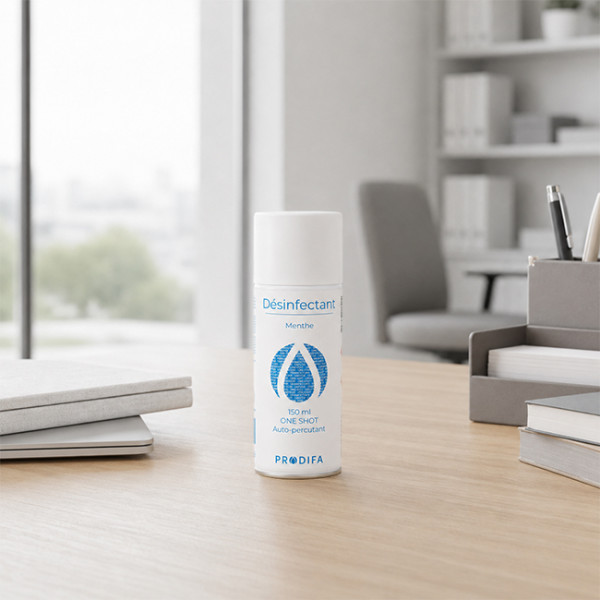 Désinfectant air et atmosphère à la menthe en aérosol