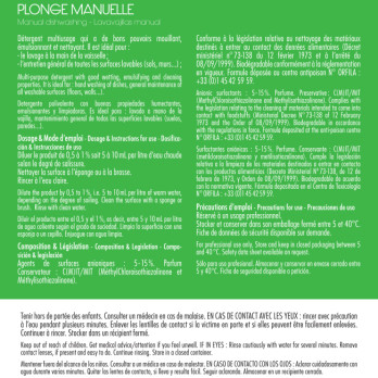 Plonge manuelle 5 L