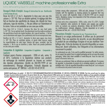 Liquide vaisselle machine professionnelle Extra 20 L