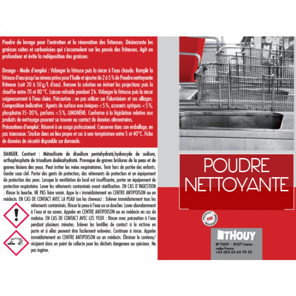 Poudre lave-vaisselle + accessoires. Autre proposition Poudre vaisselle + combo.