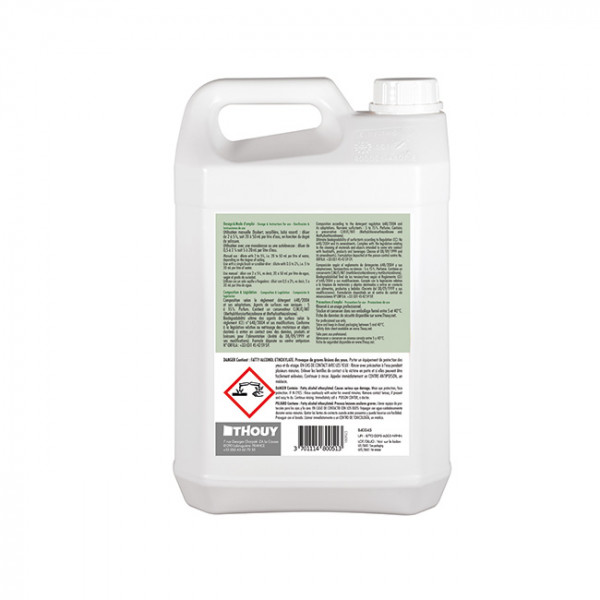 Nettoyant sol agrumes 5L + Désinfectants sol.