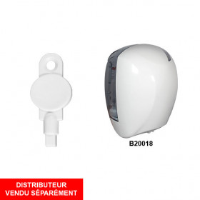 Clé pour distributeur de papier toilette en rouleaux