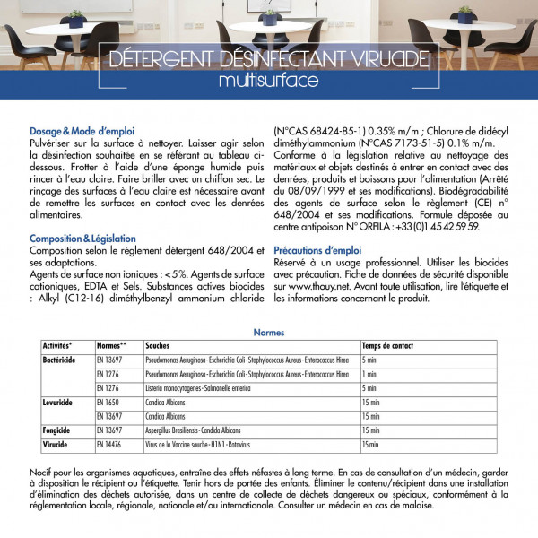 desinfectant virucide multisurface PAE 16D005 detergent desinfectant virucide multisurface 5 L desinfectant desinfectant virucide multisurface PAE B30041D F desinfectant virucide multisurface PAE 16D005