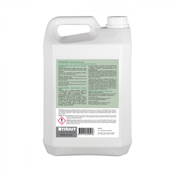 Nettoyant sol agrumes 5L + Désinfectants sol.