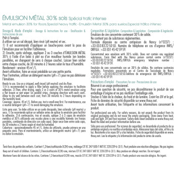Émulsion métal 30% sols spécial trafic intense 5 L - PAE