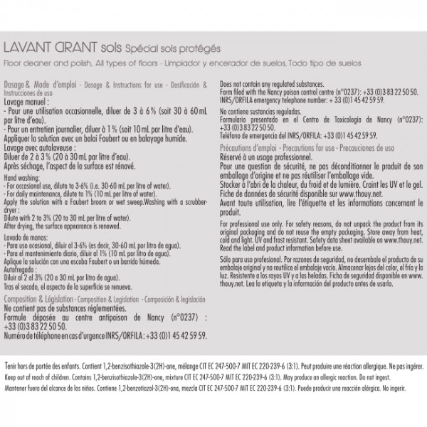 lavant-cirant-sols-thouy-bidon-5-L-B70012 lavant-cirant-sols-double-action-5-l lavant-cirant-sols-thouy-bidon-5-l-b70012 lavant-cirant-sols-thouy-bidon-5-L-B70012