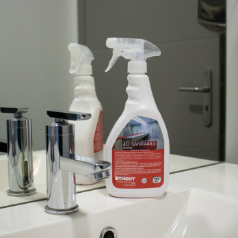 Spray détergent détartrant désinfectant virucide sanitaires 750 mL