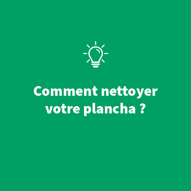 Utilisation dégraissant puissant pour plancha