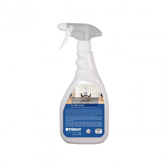 Spray détergent désinfectant virucide multisurface 750 mL - PAE