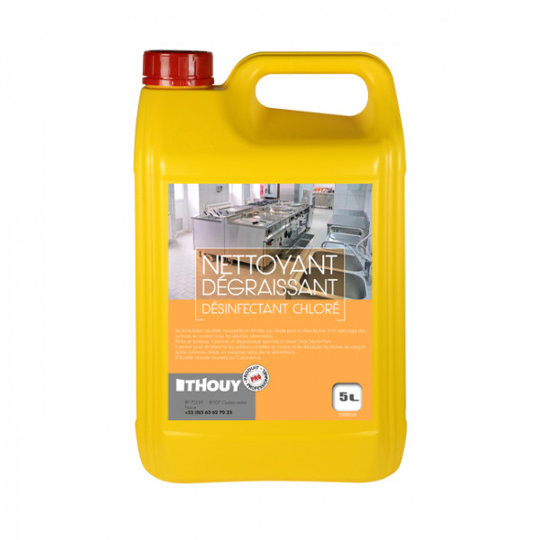 Nettoyant dégraissant désinfectant chloré 5L