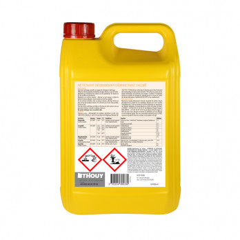 Nettoyant dégraissant désinfectant chloré 5 L
