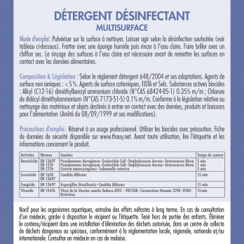 Détergent désinfectant multisurface 750 mL - LES ESSENTIELS