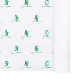 Nappe en papier personnalisée avec logo