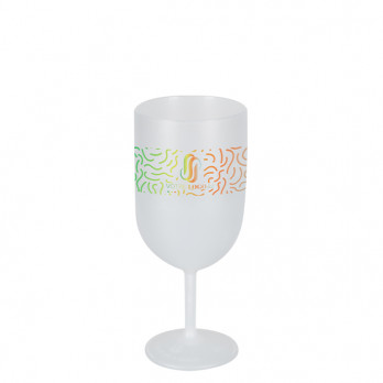 Verre à vin réutilisable 18 cL personnalisé - Impression digitale couleurs illimitées