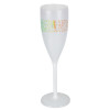 Flûte à champagne réutilisable 16 cL personnalisée - Impression digitale couleurs illimitées
