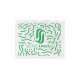 Lingette rafraîchissante personnalisée 6 x 8 cm - Impression jusqu'à 3 couleurs
