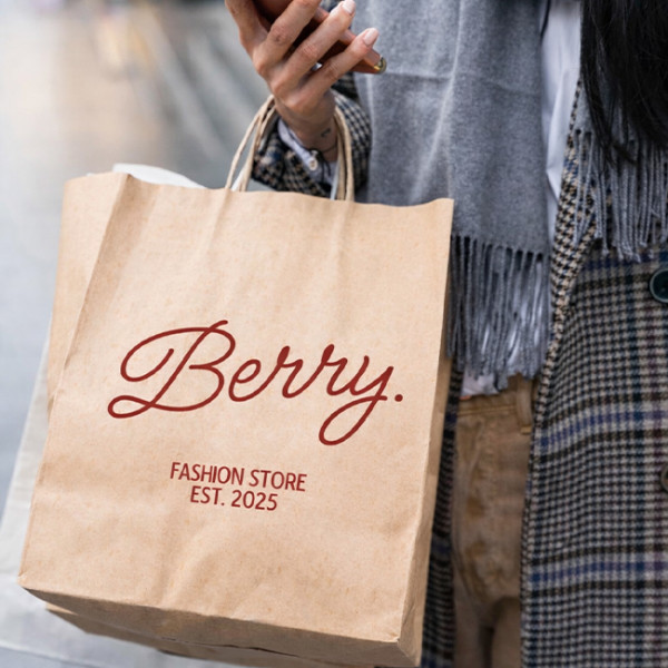 Sac shopping personnalisé pour boutique de vêtements