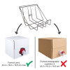 Utilisation support bag in box métal 13D006 Thouy