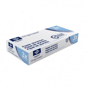 Recharge rouleau film aluminium 45cm x 200m pour WRAPMASTER 4500 et DUO