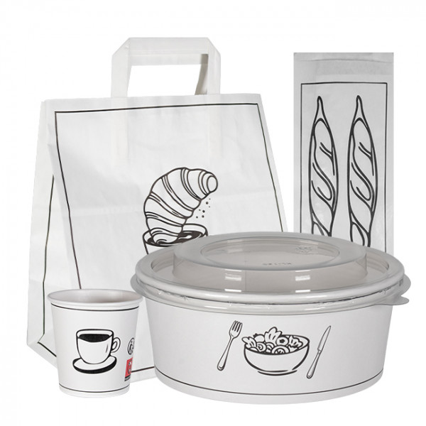 Sachets, gobelets, bols et sacs - Collection tendance