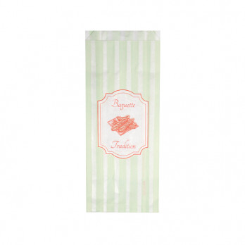 Sachet tradition x 2 en papier décoré 14 + 6 x 34 cm - Collection vintage