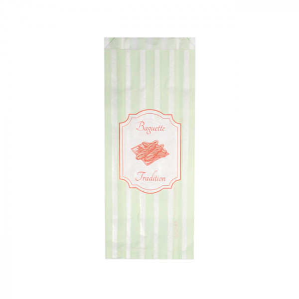 Sachet tradition x 2 en papier décoré 14 + 6 x 34 cm - Collection vintage