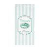 Sachet 3-4 viennoiseries en papier décoré 14 + 6 x 28 cm - Collection vintage