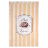 Sachet pains spéciaux en papier décoré 24 + 7 x 36 cm - Collection vintage