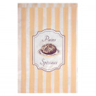 Sachet pains spéciaux en papier décoré 24 + 7 x 36 cm - Collection vintage