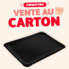 Plateau traiteur en carton noir 28 x 42 cm - Carton de 100