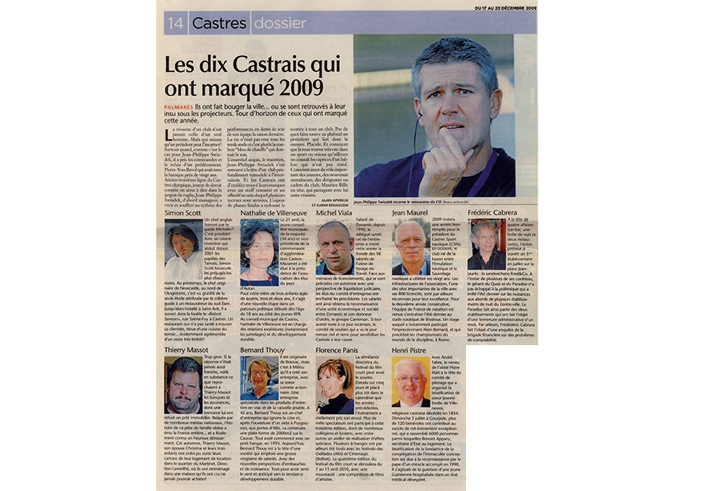 Les dix castrais qui ont marqué 2009