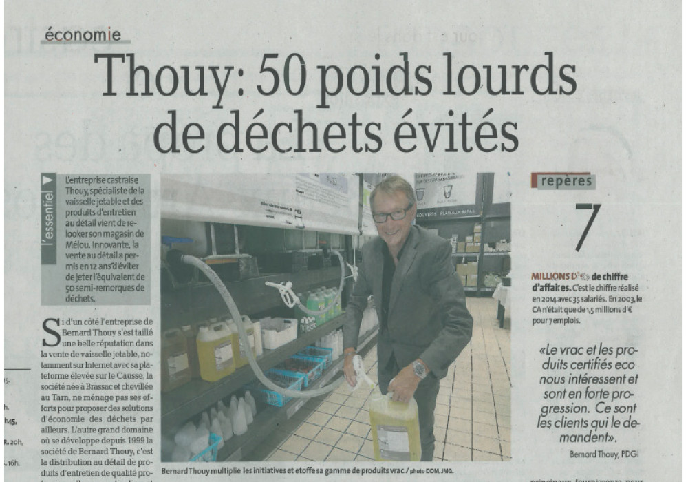 Thouy : 50 poids lourds de déchets évités