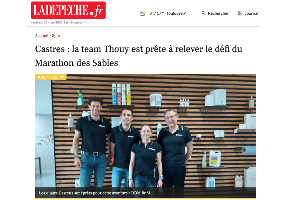 Thouy marathon des sables