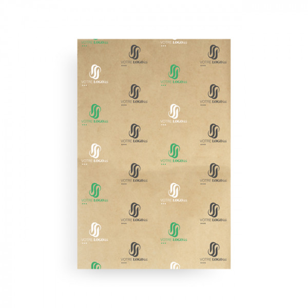 Papier ingraissable personnalisé medium 38 x 31 cm - Impression jusqu'à 3 couleurs