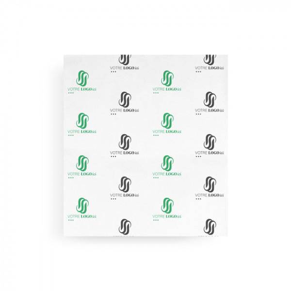 Papier ingraissable personnalisé small 34 x 28 cm - Impression jusqu'à 3 couleurs