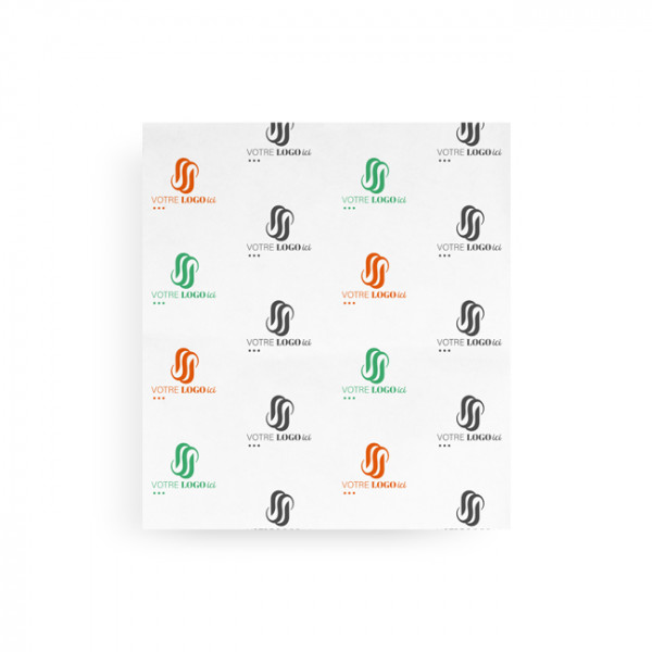 Papier ingraissable personnalisé small 34 x 28 cm - Impression jusqu'à 3 couleurs