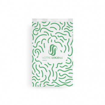 Sachet à brioche personnalisé en papier 24 + 7 x 36 cm - Impression jusqu'à 3 couleurs