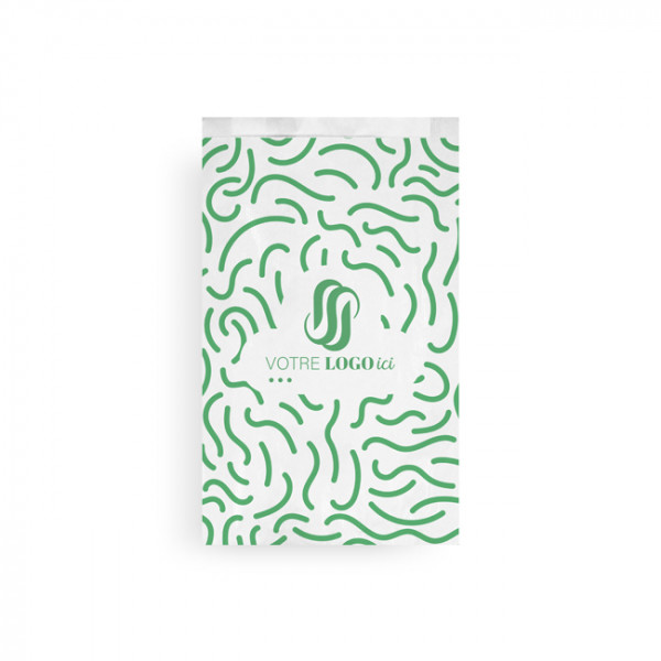 Sachet à brioche personnalisé en papier 24 + 7 x 36 cm - Impression jusqu'à 3 couleurs