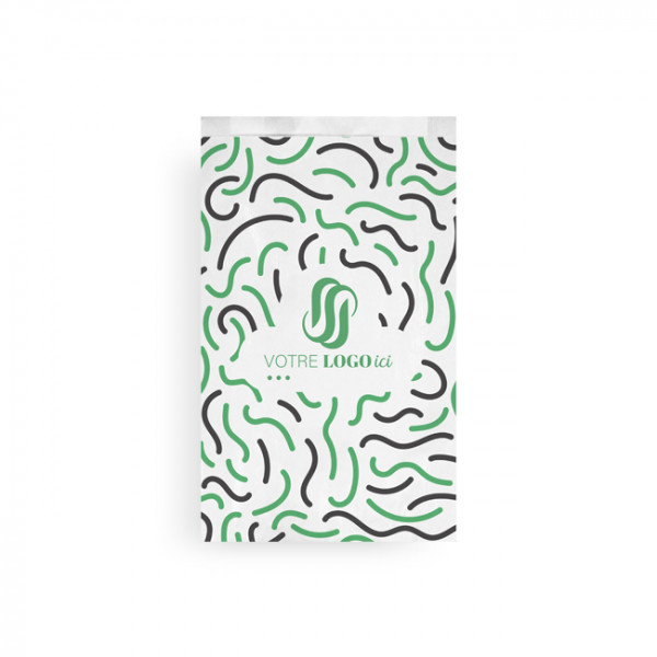 Sachet à brioche personnalisé en papier 24 + 7 x 36 cm - Impression jusqu'à 3 couleurs