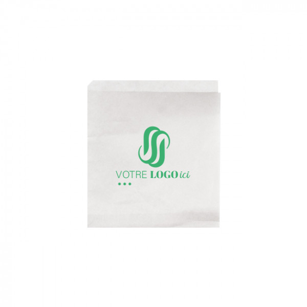 Sac à pain bagnat personnalisé en papier 16 x 16,5 cm - Impression jusqu'à 2 couleurs