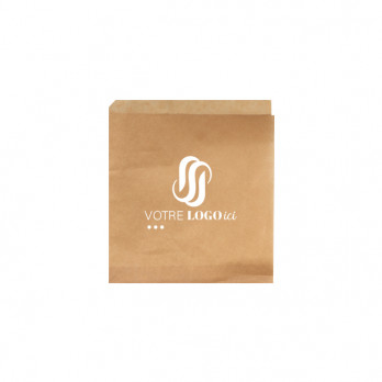 Sachet à pain bagnat personnalisé en papier 16 x 16,5 cm - Impression jusqu'à 2 couleurs