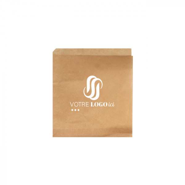 Sac à pain bagnat personnalisé en papier 16 x 16,5 cm - Impression jusqu'à 2 couleurs