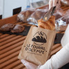 Sachet viennoiserie kraft personnalisé boulangerie